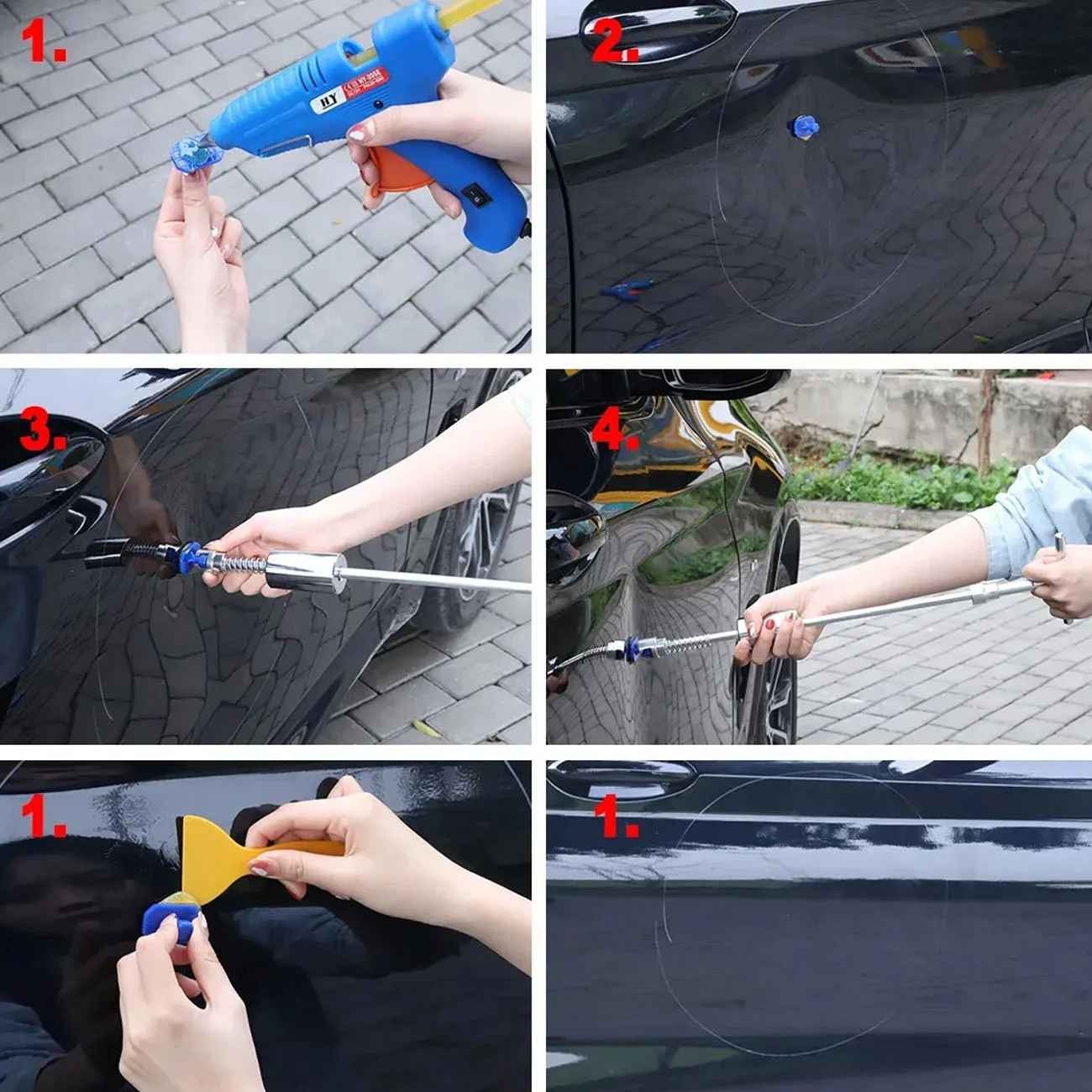 Outil de réparation pour les griffes de voiture